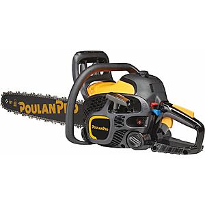 Select Locations:Poulan Pro PR5020 50-cc 2-cycle 20 Gas Chainsaw $99 + Free S/H