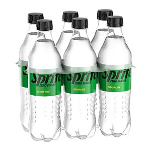 6-Pack 16.9-Oz Sprite Zero Sugar Lemon Lime Diet Soda Bottles $3.55 w/ Subscribe & Save