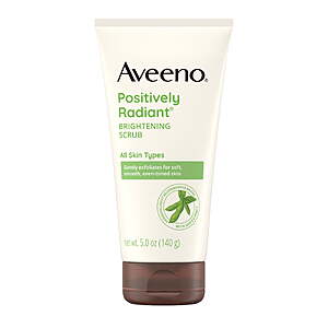 8.12 | $4 Walmart Cash + Aveeno Positively Radiant Skin Brightening Exfoliating Daily Face Scrub,5 oz + AND MORE