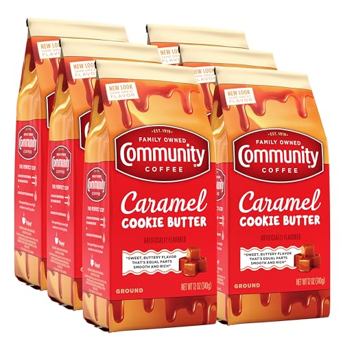 Community Coffee Caramel Cooki...ffee,12 Ounce Bag (Pack of 6