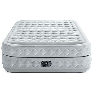 Intex Dura-Beam Deluxe 20" Raised Air Mattress,with Built-in Pump,Queen $76.99 + Free Shipping