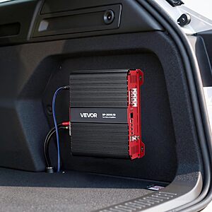 Vevor 2000W Monoblock Class D Car Amplifier w/ Remote Subwoofer Level Control $87.90 + Free S&H