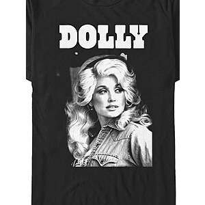 9.88 FS Walmart+ or PU where available Dolly Parton,Men's & Big Men's Graphic Tee,LARGE SIZE ONLY
