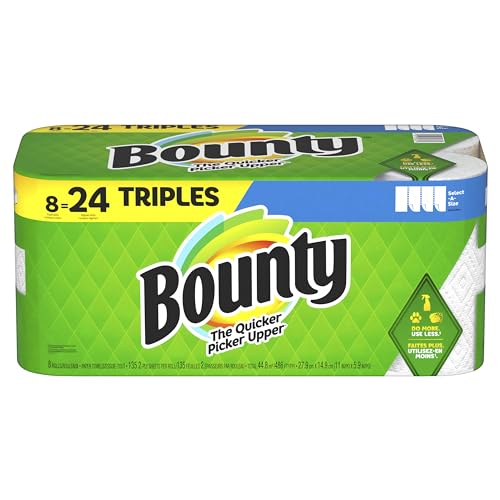Bounty Select-A-Size Paper Tow...ls,White,135 Sheets Per Roll