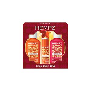 S&S] Hempz Mini Moisturizer & Lip Balm Kit,Cozy Time Trio (Pack of 3) | Nourishing formula helps restore comfort to chapped lips $8.83