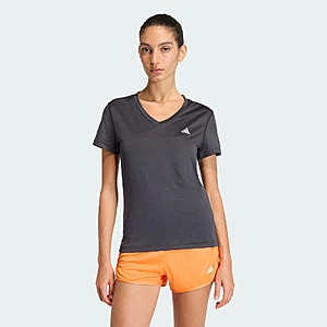 9 adidas Womens Workout Essentials V-Neck T-Shirt