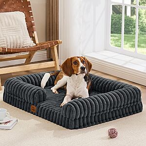 ChiXnuggle Faux Fur Orthopedic Bolster Dog Bed w/ Waterproof Removable Cover (Various) from $24.99 + Free Shipping w/ Prime or on $35