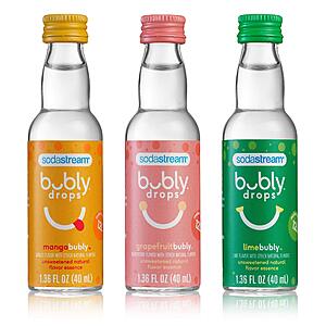 3-Pack 4-Oz sodastream bubly Drops (Tropical Thrill Variety Pack) $8.55 w/ S&S + Free Shipping w/ Prime or on $35