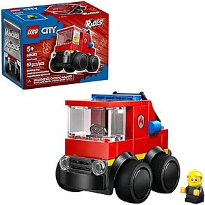 7.97 | 67-Piece LEGO City:Rides - Fire Engine (60482,2026) at Amazon
