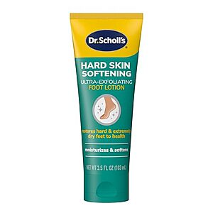 SnS,AC] $2.14* | 3.5-Oz Dr.Scholl's Ultra Exfoliating Foot Lotion at Amazon