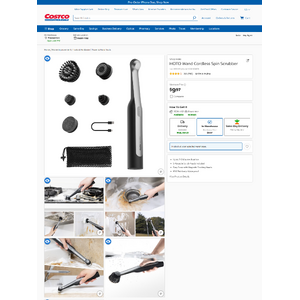 Costco Members] - In Store Only - HOTO Wand Cordless Spin Scrubber [YMMV] $9.97