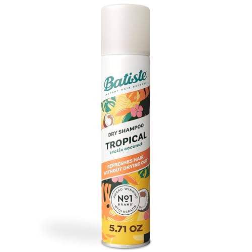 Batiste Dry Shampoo,Tropical...dy,5.71 oz Dry Shampoo Bottle