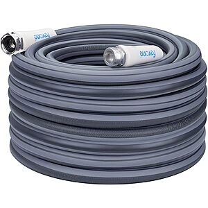 Fevone Garden Hose 95 ft x 5/8 in,Kink Resistant & Heavy Duty | Lightweight Hybrid Polymer Water Hose $45.99