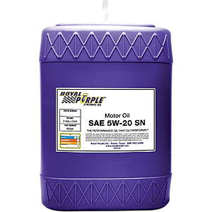 5 gallon pail,Royal Purple SAE 5W-20 Synthetic 05520 Oil RP Series,engine oil,$129,FS,Walmart