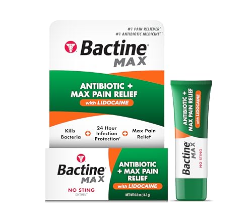 Bactine MAX Antibiotic + Pain...idocaine Numbing Cream - 0.5oz