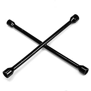 [Prime] $5.43: Torin TRX31101-14F Professional 14" Universal Heavy Duty 4-Way Cross Lug Wrench, Black at Amazon