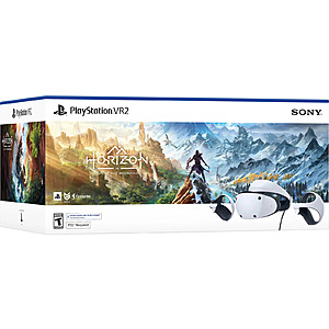 Sony PlayStation VR2 Horizon:Call of the Mountain Bundle (PS VR2) $300 + Free Shipping