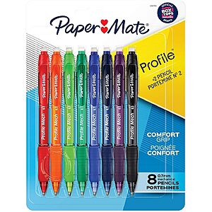 8-Pack Paper Mate Profile Mech 0.7mm Mechanical Pencils $4.48 w/ S&S + Free Shipping w/ Prime or on $35