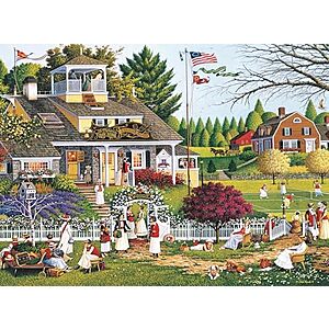 1000-Piece Buffalo Games Silver Select Charles Wysocki Jigsaw Puzzle (Love) $5.50