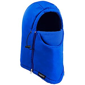 Labeol Kids Balaclava Ski Mask w/ Adjustable Zippers (Pure Blue) $6.89 + Free Shipping w/ Prime or on $35