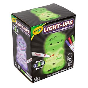 Crayola Glow Light-Ups Reusable Coloring Toy (Mummy) $3.50 (or less