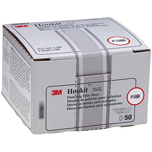 3M Hookit Finishing Film Abras...Disc,260L,00907,3 in,P1500