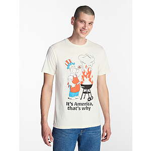 The Simpsons Men's Americana Home of the Free Graphic Tee $3.84,Shrek Father's Day S $3.96 + more $3.84