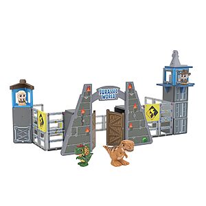 84-Piece Tile Town Jurassic World Gate Escape Magnetic Tiles Construction Building STEM Set w/ 4 Figures $14.46 + Free Shipping w/ Prime or on $35+ orders
