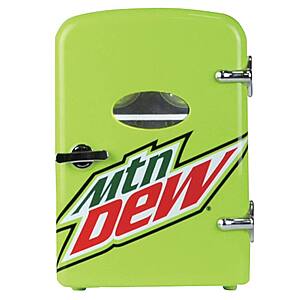 6-Can Mountain Dew Themed Retro Mini Refrigerator (Green/Red) $24.38 + Free Shipping