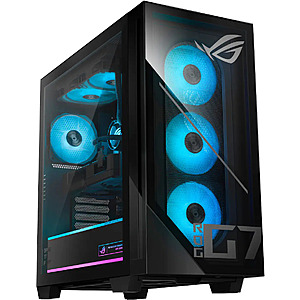 ASUS ROG GM700 Gaming Desktop - AMD Ryzen 7 8700F - 32GB DDR5 - NVIDIA RTX 5060Ti 16GB - 1TB SSD $1149.99