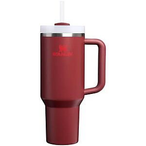 $22.50: 40-Oz STANLEY Quencher H2.0 Tumbler with Handle & Straw (Cranberry) at Amazon