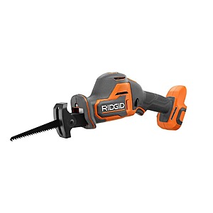RIDGID 18V SubCompact Brushless Cordless One-Handed Reciprocating Saw (Tool Only) $79 + Free Store Pickup at Home Depot (High YMMV