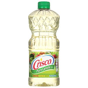 S&S]Crisco Pure Canola Oil,40 Fluid Ounce $3.18 + Free S&H w/ Prime or $35