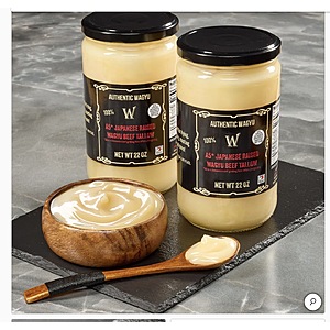 Authentic Wagyu Japanese A5,Wagyu Beef Tallow,2-22oz Jars,2.75 lbs.Total,2-pack $44.99 free shipping Costco.com