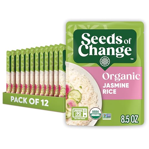 SEEDS OF CHANGE Certified Orga...ood,8.5 oz Pouch (Pack of 12