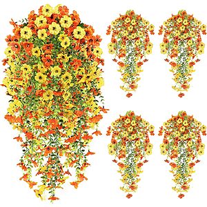Artificial Hanging Flowers (4 Pieces) * Various Styles * Starting at $7 AC + Free Shipping