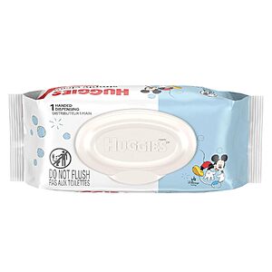 Select Accounts:64-Ct Huggies Simply Clean Unscented Baby Wipes $1.70