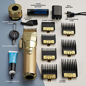 BaByliss PRO FXONE Professional Cordless Clipper in Gold - Beard Trimmer for Men,Professional Stylist & Barber Clippers + Free Shipping $104.88