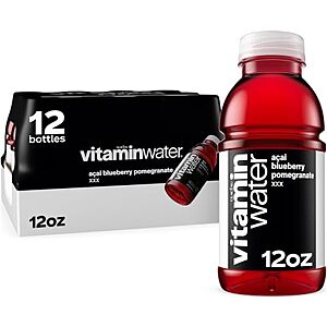 10.18 | 12-Pack 12-Oz vitaminwater Flavored Water Beverage (XXX Açai-Blueberry-Pomegranate) at Amazon (84.8￠ each
