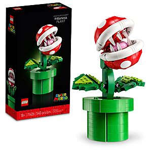 LEGO Super Mario Piranha Plant Building Sets(540pcs,71426) $35.99 + Free S&H at Amazon
