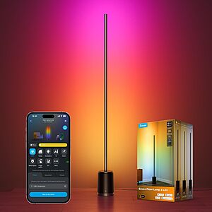 Govee Floor Lamp 3 Lite,Smart RGBIC LED Corner Lamp for Living Room $72.24