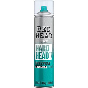 Select Accts:11.7-Oz TIGI Bed Head Hard Head Hair Spray $6.20 w/ S&S
