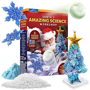 Blue Marble Santa's Christmas Science Workshop w/ 5 Magical Experiments & 20 Bonus Activities $4.22 + Free Shipping w/ Prime or on orders over $35