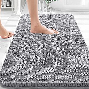 OLANLY 30"x20" Chenille Bathroom Rug $5.63 + Free Shipping w/ Prime or on $35