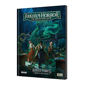 Asmodee Arkham Horror The Roleplaying Game:Arkham Mysteries Adventure Book $14.01 + Free Shipping w/ Prime or on $35