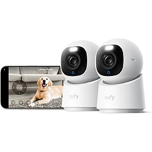 Refurbished 2-pack eufy E30 4K Indoor Camera w/ 360° Pan & Tilt $77.99 + Free Shipping