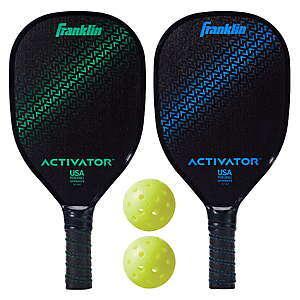 Franklin Sports 2 Player Pickleball Paddle + Ball Set - Wood Starter Set $11.56+FS Walmart