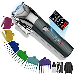 Prime Members:COMZIO Cordless Pro Hair Clippers w/ 6 Guards & USB-C Charging $14.20 + Free S&H