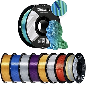 Buy 6 Get 4 Free) Creality Silk PLA 1.75mm 3D Filament For 3D Printer