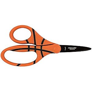 NEW] $2.96 | Fiskars 5" Pointed-Tip Kids Scissors,Ages 4-7,Basketball at Amazon